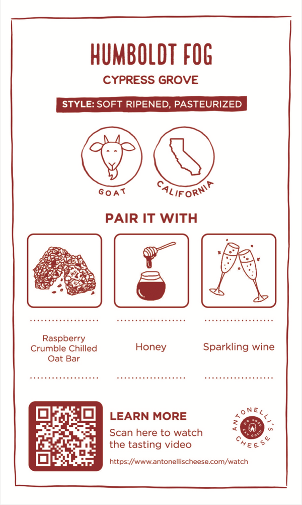 Tasting card front