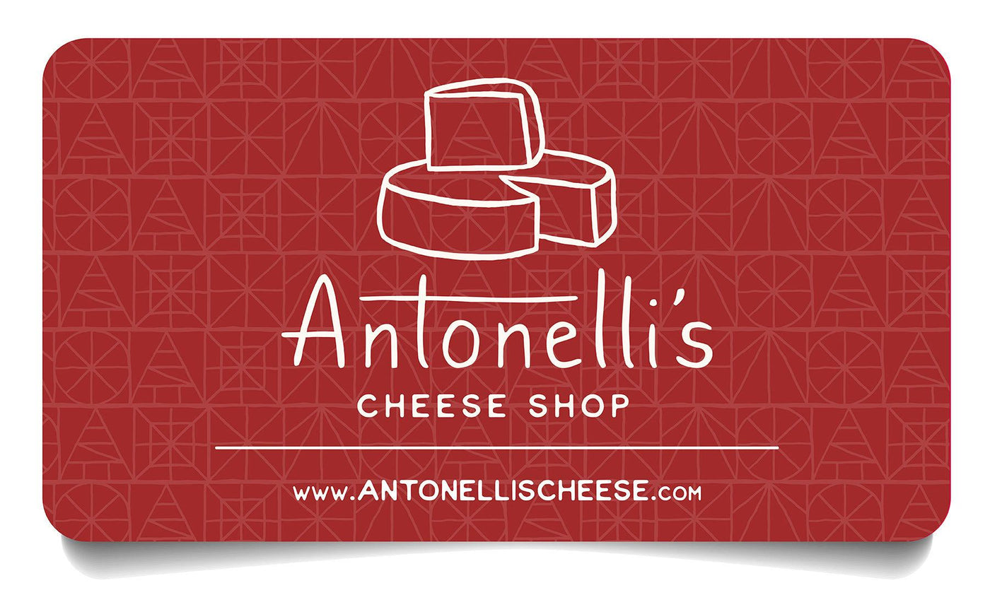 Gift card for two tickets to a cheese tasting event.