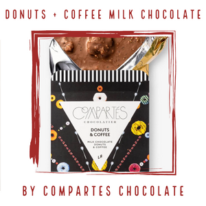 Video link of Donuts + Coffee Milk Chocolate by Compartes Chocolate