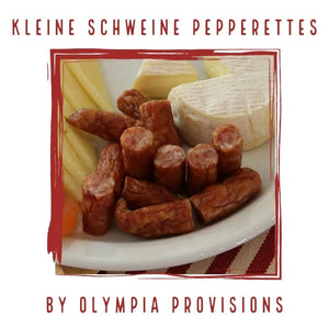 Video Link of Kleine Schweine Pepperettes by Olympia Provisions