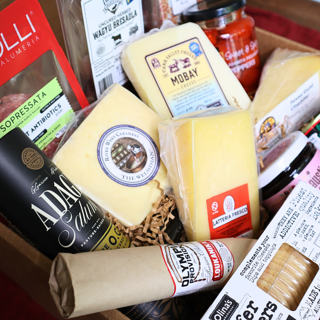 Cheese + Meats + Treats Gift Box