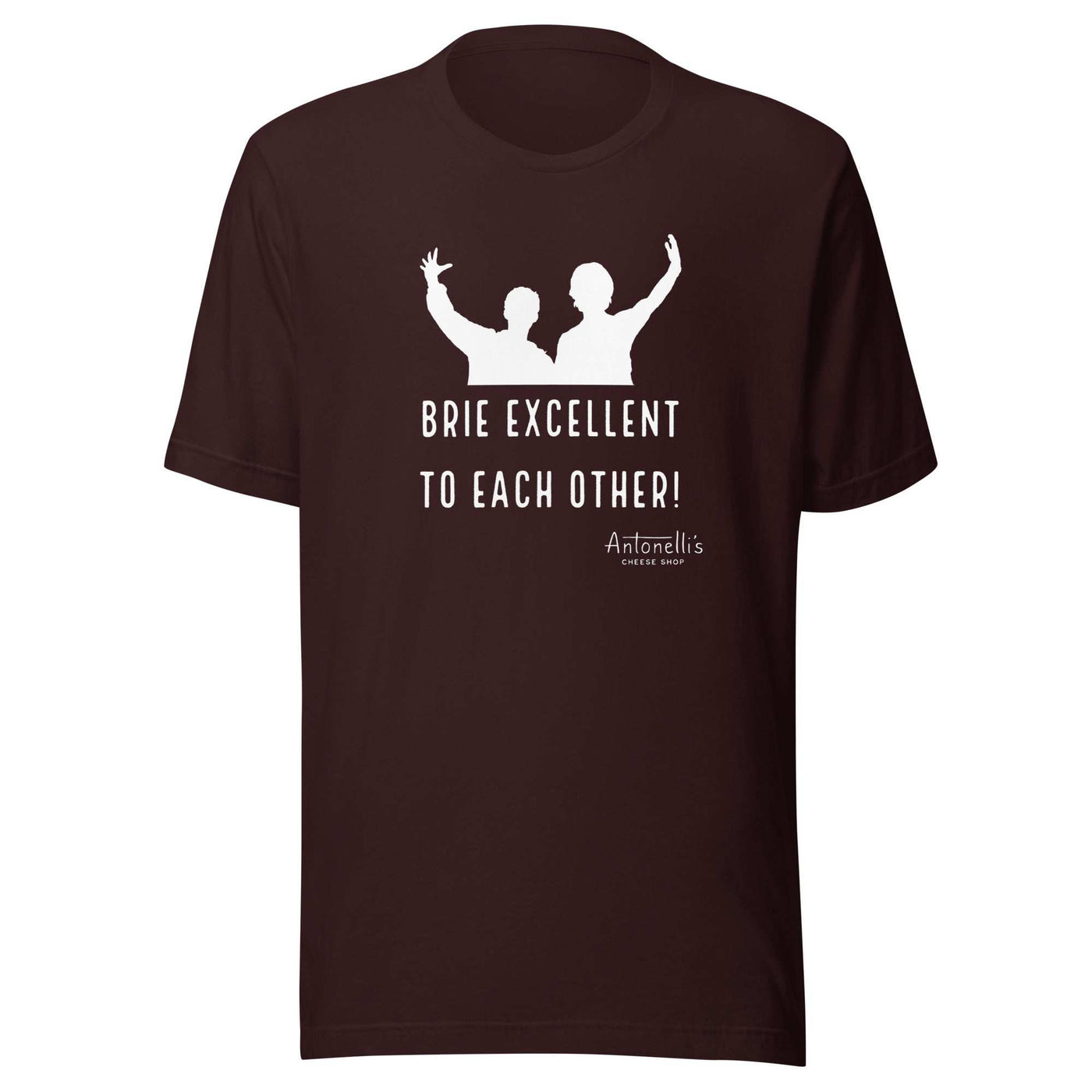 Brie Excellent To Each Other Unisex T-Shirt, black, soft cotton, comfortable fit.
