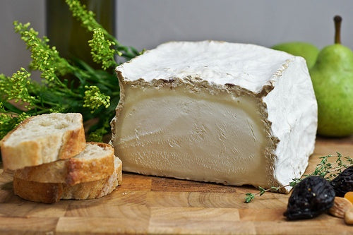 LEONORA cheese from Spain, soft-ripened goat cheese.
