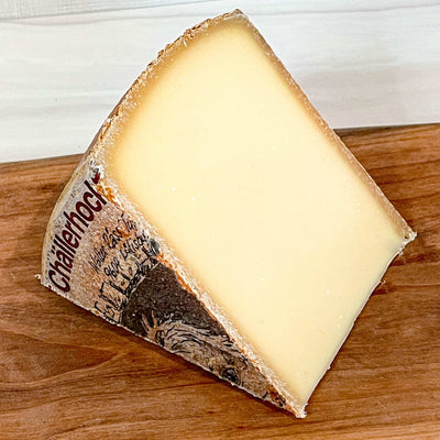 A half pound wedge of challerhocker