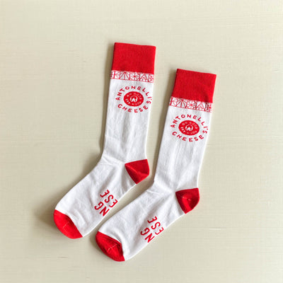 Antonelli's "BRING CHEESE" Socks