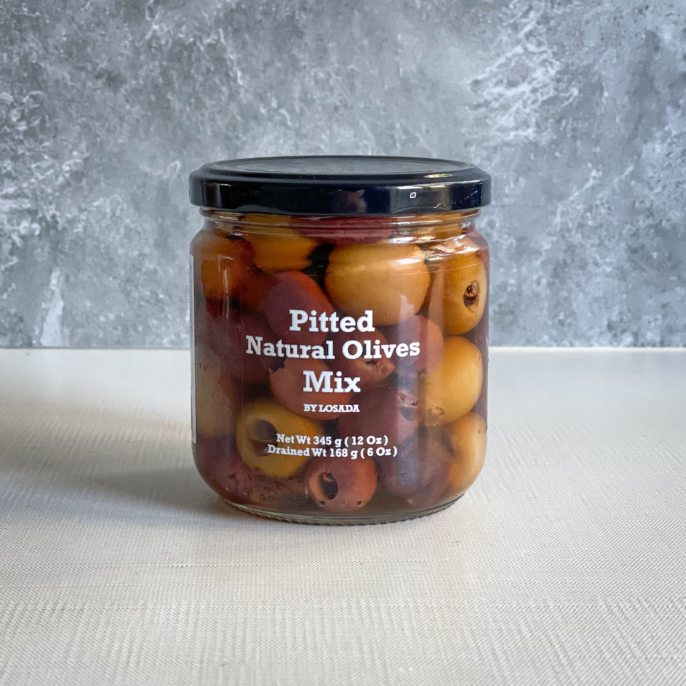 PITTED NATURAL OLIVE MIX RETAIL PACK / Losada / Spain