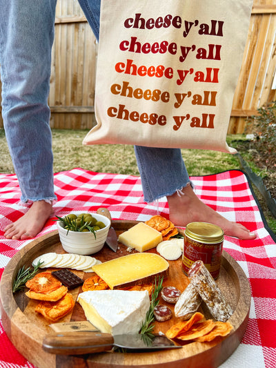 "CHEESE Y'ALL" Tote Bag
