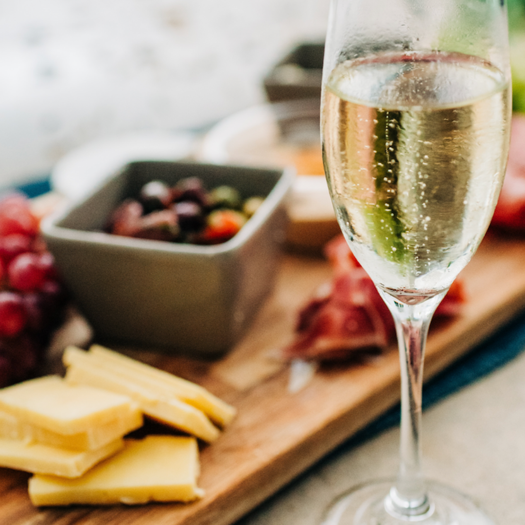 Cheers to the New Year!  Bubbles & Cheese (In Person)