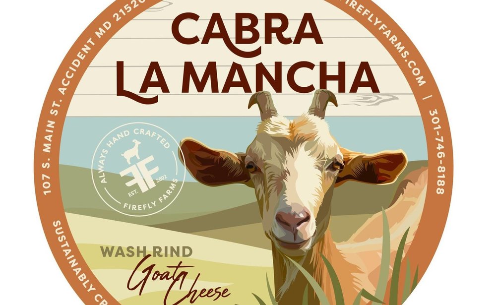 CABRA LA MANCHA / Firefly Farms / Maryland / Past. Goat / Washed Rind