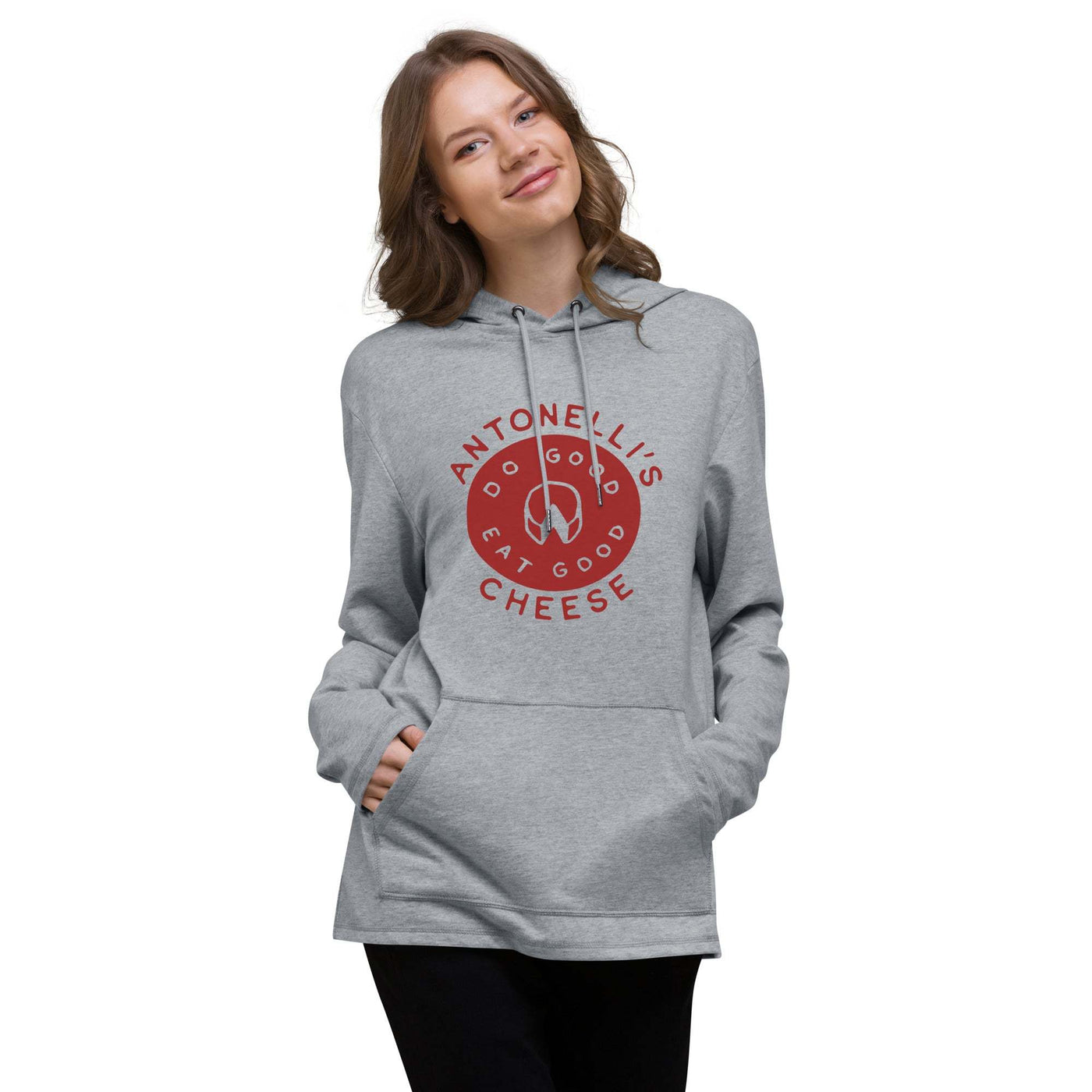 Antonelli's Unisex Lightweight Hoodie (Gray)