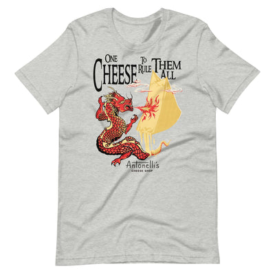 "One Cheese to Rule Them All"  Adult Short Sleeve T-Shirt