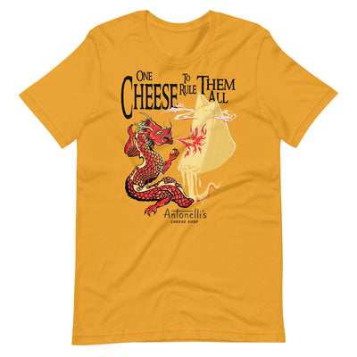 "One Cheese to Rule Them All"  Adult Short Sleeve T-Shirt