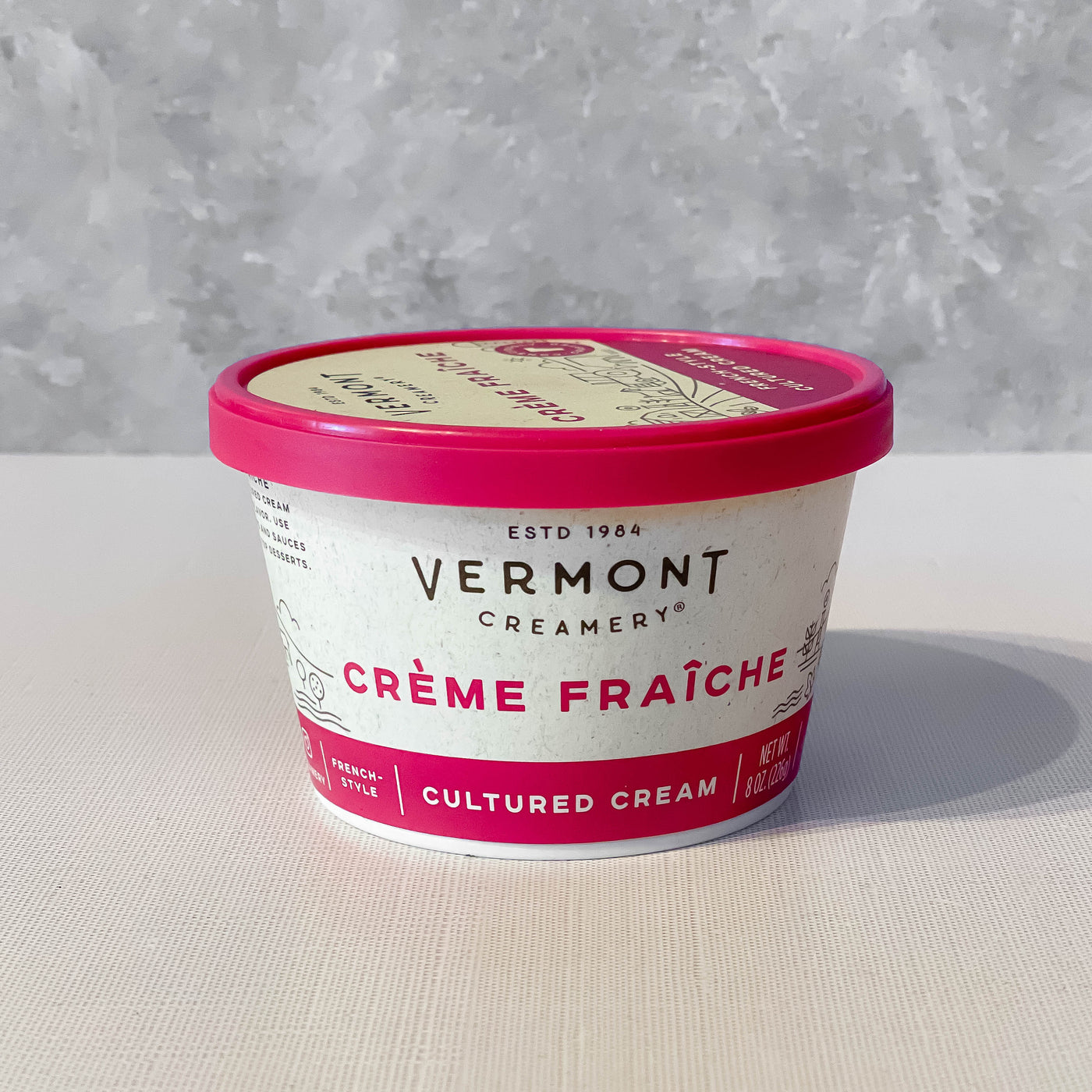 CREME FRAICHE (8oz) / Vermont Creamery / Vermont / Past. Cow