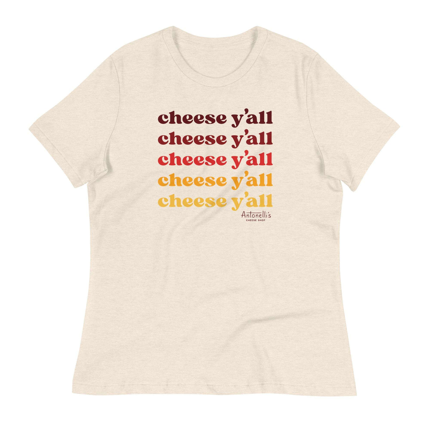 Women's Cheese Y'all Relaxed T-Shirt